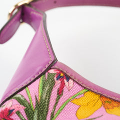 Gucci Floral Shoulder Bag Pink