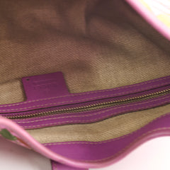 Gucci Floral Shoulder Bag Pink