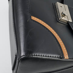 Prada Vitello Sound Top Handle Bag Black