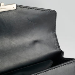 Prada Vitello Sound Top Handle Bag Black