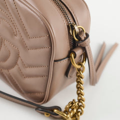 Gucci Marmont Camera Bag Mini Beige