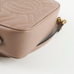 Gucci Marmont Camera Bag Mini Beige