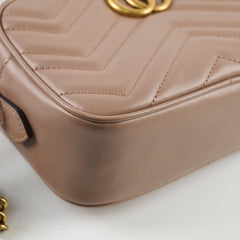 Gucci Marmont Camera Bag Mini Beige