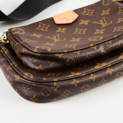 Louis Vuitton Multi Pochette Monogram Black