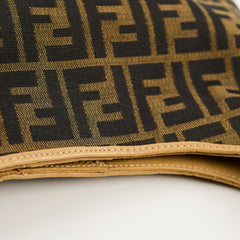 Fendi Vintage Zucca Shoulder Bag Brown