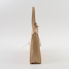 Prada Nylon Re-Edition 2005 Shoulder Bag Beige