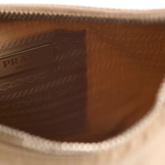 Prada Nylon Re-Edition 2005 Shoulder Bag Beige