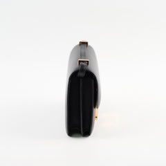 Hermes Mini Constance 18 Epsom Noir RGHW C Stamp