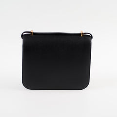 Hermes Mini Constance 18 Epsom Noir RGHW C Stamp