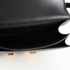 Hermes Mini Constance 18 Epsom Noir RGHW C Stamp