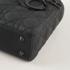 Christian Dior ABC Lady Dior Small Matte Black