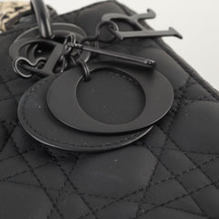 Christian Dior ABC Lady Dior Small Matte Black