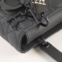 Christian Dior ABC Lady Dior Small Matte Black