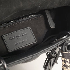 Christian Dior ABC Lady Dior Small Matte Black