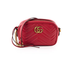 Gucci Mini Marmont Red Crossbody
