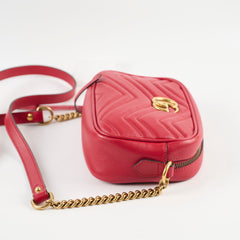 Gucci Mini Marmont Red Crossbody