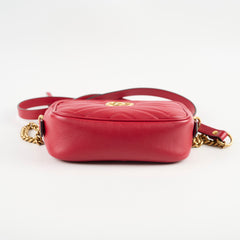 Gucci Mini Marmont Red Crossbody