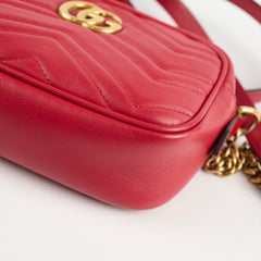 Gucci Mini Marmont Red Crossbody