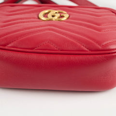 Gucci Mini Marmont Red Crossbody
