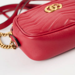Gucci Mini Marmont Red Crossbody