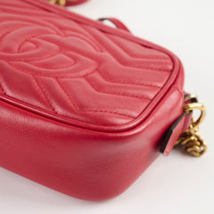 Gucci Mini Marmont Red Crossbody