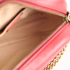 Gucci Mini Marmont Red Crossbody