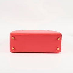 Hermes Kelly 25 Epsom Sellier Rose Jaipur X Stamp 2016