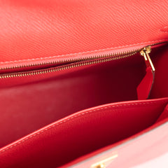 Hermes Kelly 25 Epsom Sellier Rose Jaipur X Stamp 2016