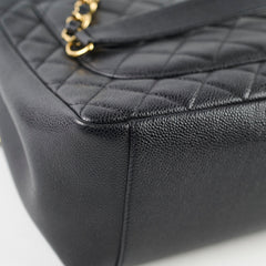 Chanel GST Grand Shopper Tote Black Caviar GHW