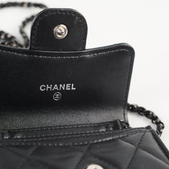 Chanel So Black Cardholder Clutch on Chain