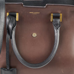 Saint Laurent Small Cabas Dark Brown Tote