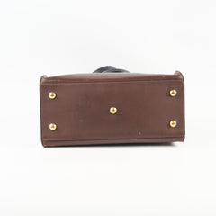 Saint Laurent Small Cabas Dark Brown Tote