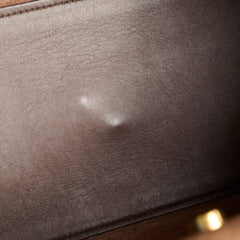 Saint Laurent Small Cabas Dark Brown Tote