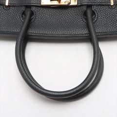 Hermes Birkin 30  Togo H Square Stamp Noir Black