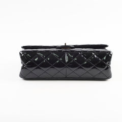 Chanel Reissue 226 Patent Black Silver Hardware