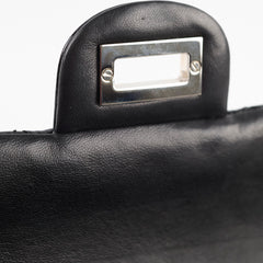 Chanel Reissue 226 Patent Black Silver Hardware