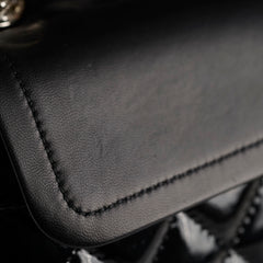 Chanel Reissue 226 Patent Black Silver Hardware
