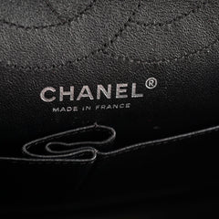 Chanel Reissue 226 Patent Black Silver Hardware