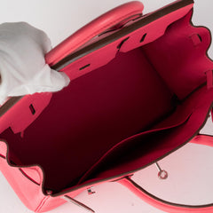 Hermes Birkin 30 Rose Lipstick - Q Stamp