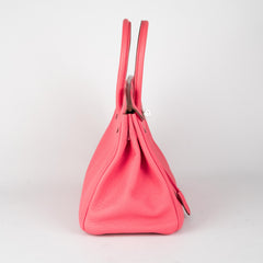 Hermes Birkin 30 Rose Lipstick - Q Stamp