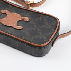 Celine Cuir Mini Triomphe Camera Shoulder Bag