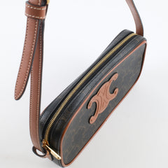 Celine Cuir Mini Triomphe Camera Shoulder Bag
