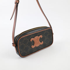 Celine Cuir Mini Triomphe Camera Shoulder Bag