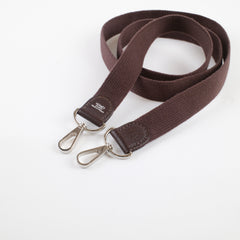 Hermes Canvas Bag Strap Brown