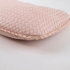 Bottega Veneta Medium Intrecciato Hobo Bag Pink Lambskin