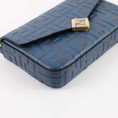 Fendi Blue FF Chain Crossbody