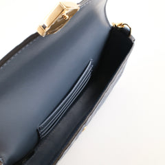 Fendi Blue FF Chain Crossbody