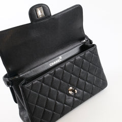 Chanel Double Face Caviar Classic Flap Caviar Black