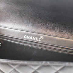 Chanel Double Face Caviar Classic Flap Caviar Black