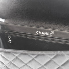 Chanel Double Face Caviar Classic Flap Caviar Black